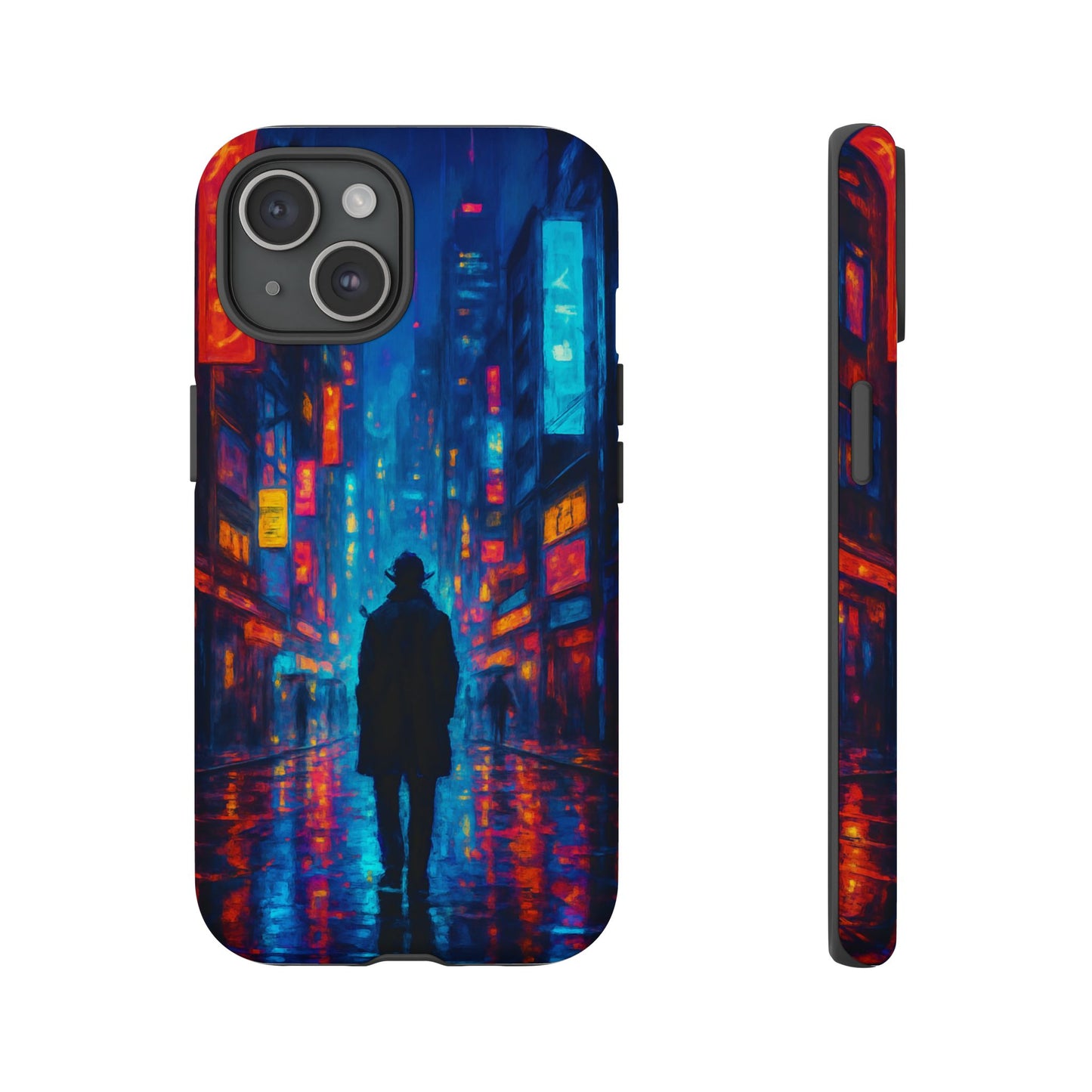 Neon City Nights – Urban Glow Phone Case