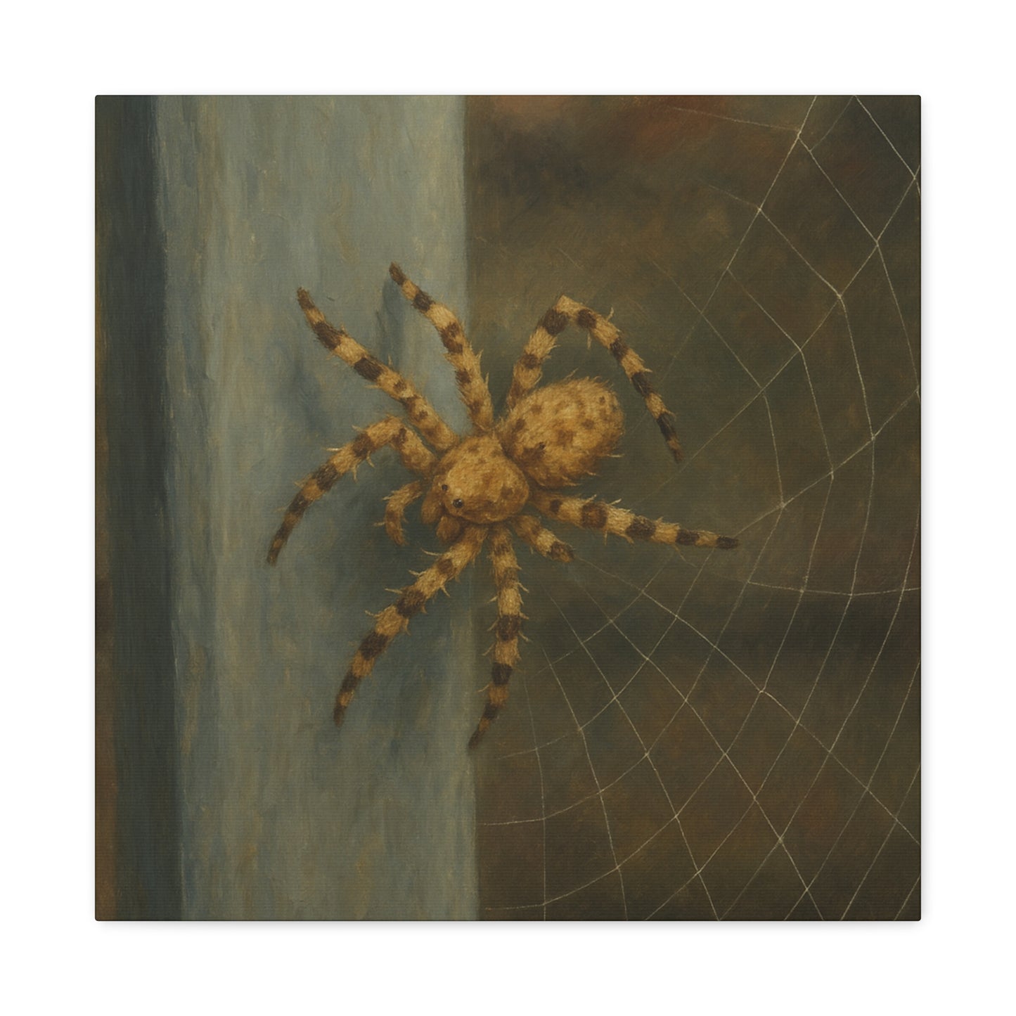 Spider Wall Art Print, Creepy Decor, Halloween Home Accent, Nature Lover Gift, Gothic Wall Hanging, Spooky Art