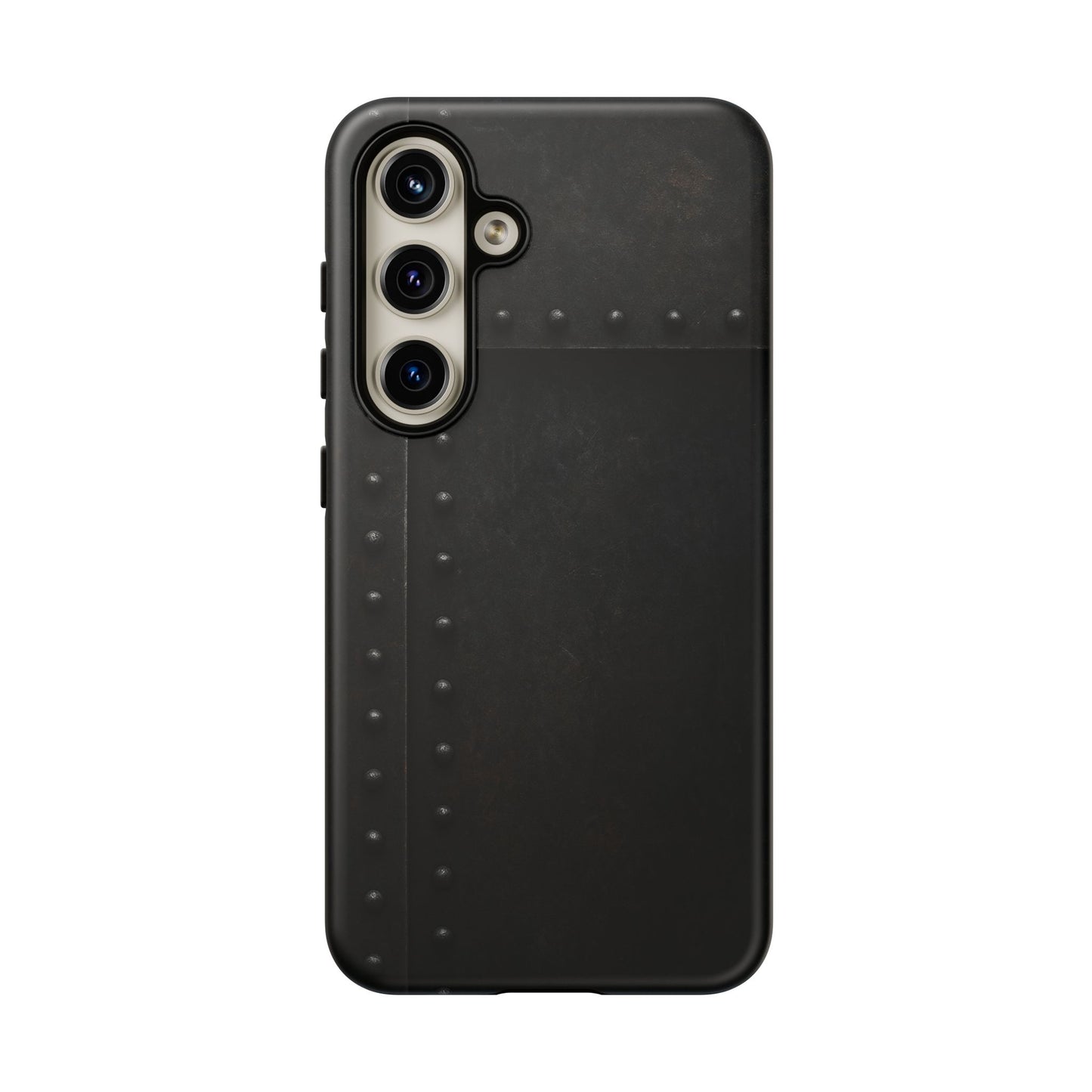 Steel & Smoke – Riveted Shadows Phone Case