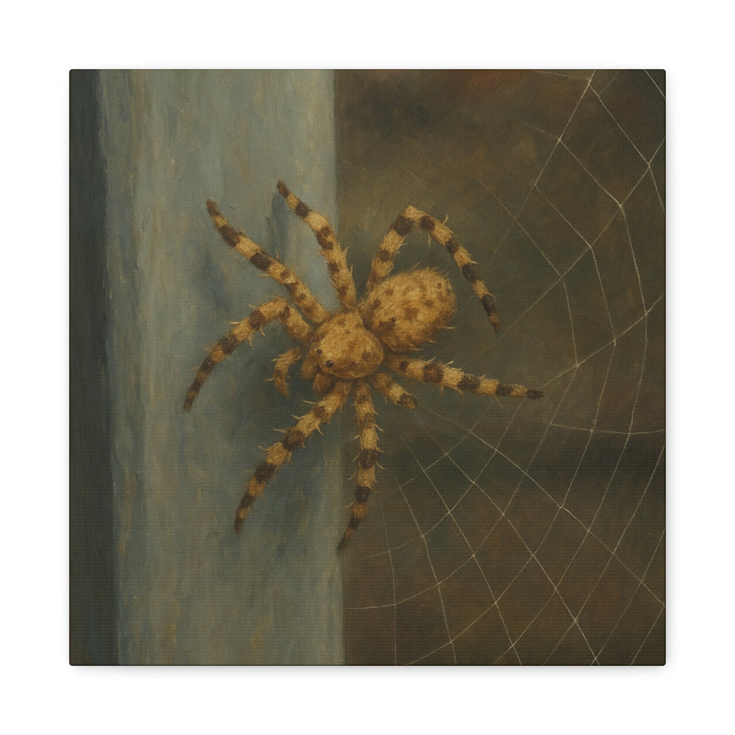Spider Wall Art Print, Creepy Decor, Halloween Home Accent, Nature Lover Gift, Gothic Wall Hanging, Spooky Art