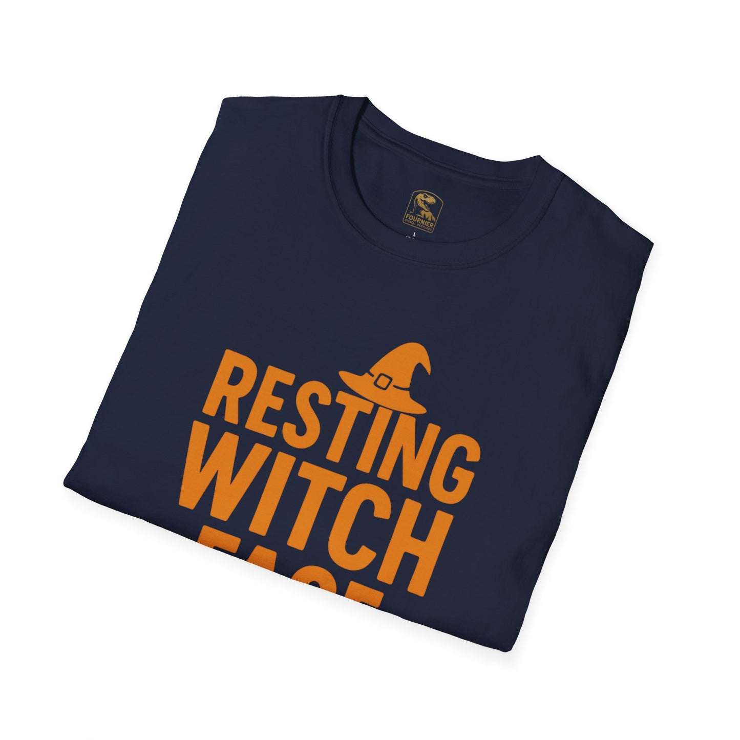 Resting Witch Face T-Shirt | Unisex Halloween Tee, Spooky Graphic Shirt, Seasonal Wear, Gift for Her/Him, Fall Fashion