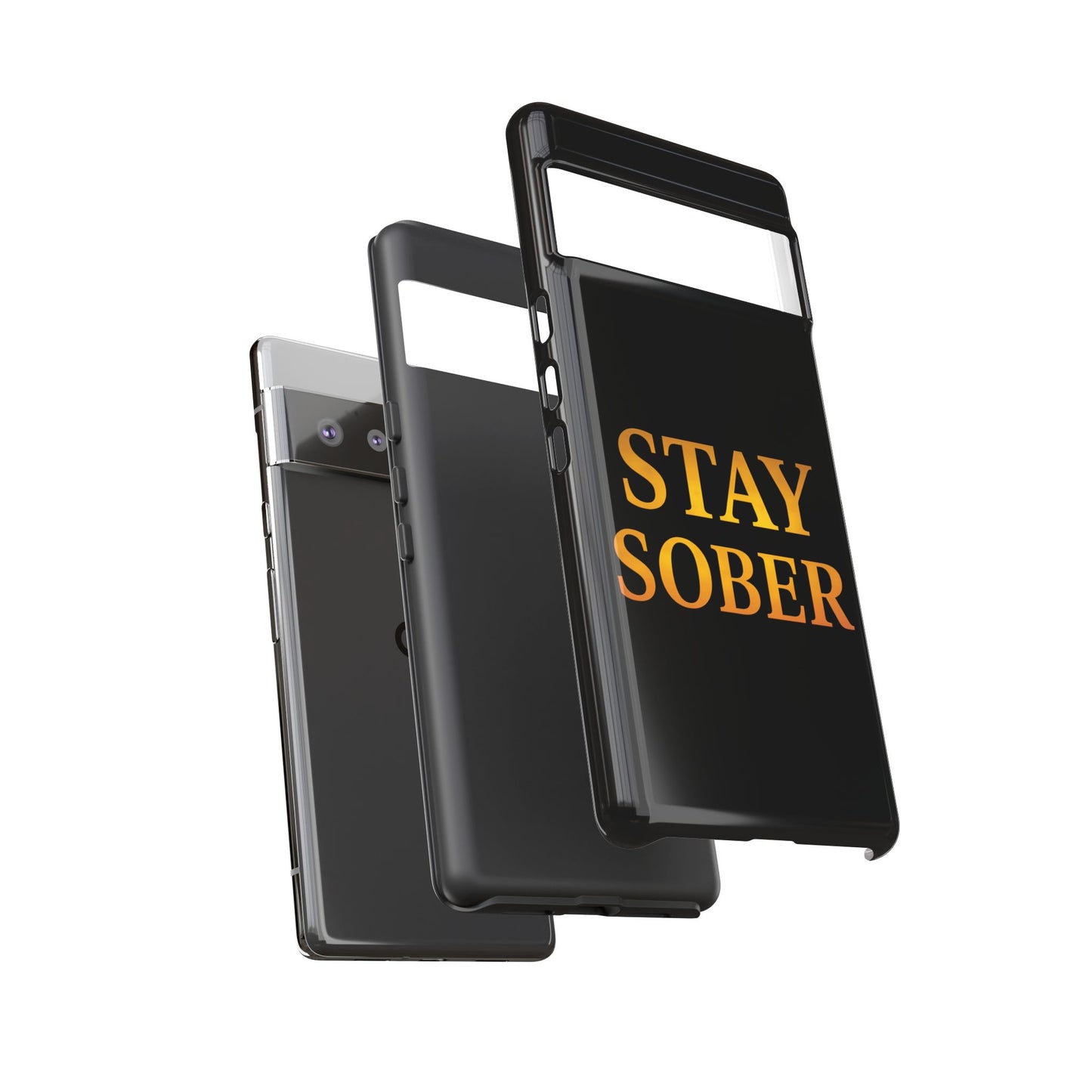 Stay Sober Phone Case | Tough Cases | Recovery Gift | Sobriety Support | Motivational Accessories | Unique Phone Cover
