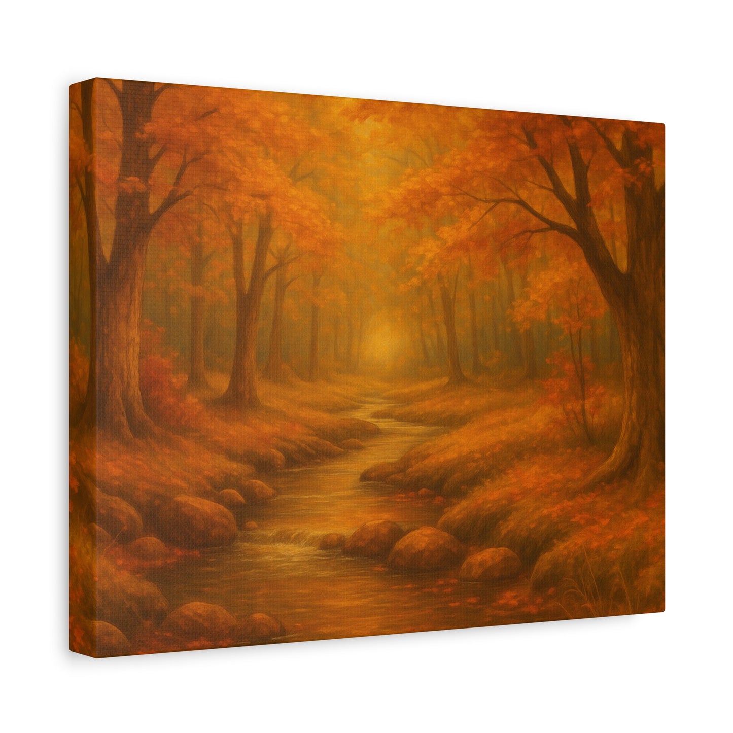 Autumn Landscape Canvas Print, Cozy Home Decor, Fall Wall Art, Nature Inspired Gift, Thanksgiving Decoration