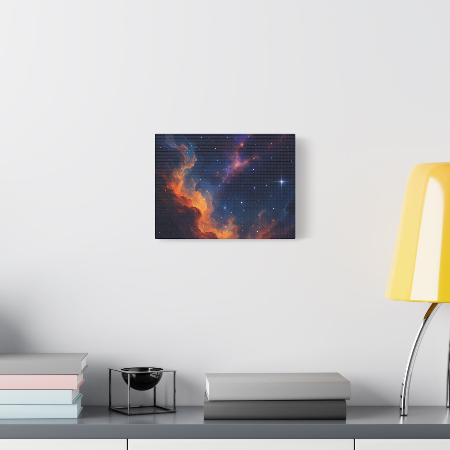 Stellar Flame – Nebula Canvas Art