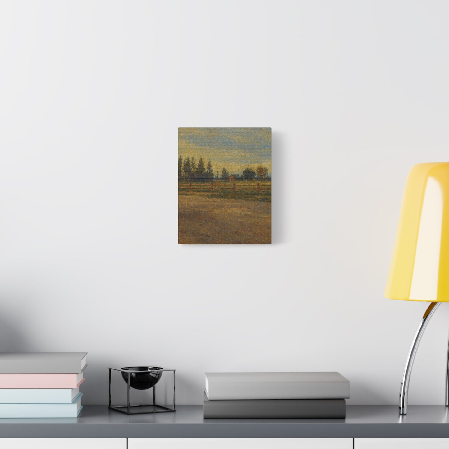 Rustic Landscape Canvas Print, Home Decor, Art for Living Room, Farmhouse Style, Gift for Art Lovers
