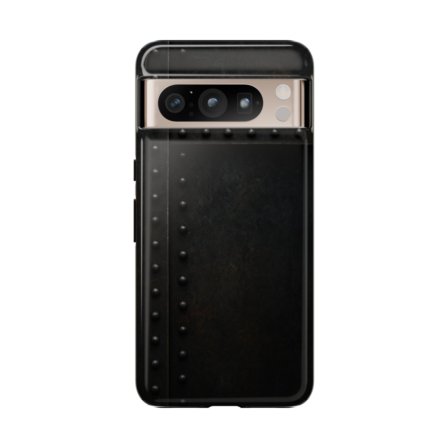 Steel & Smoke – Riveted Shadows Phone Case