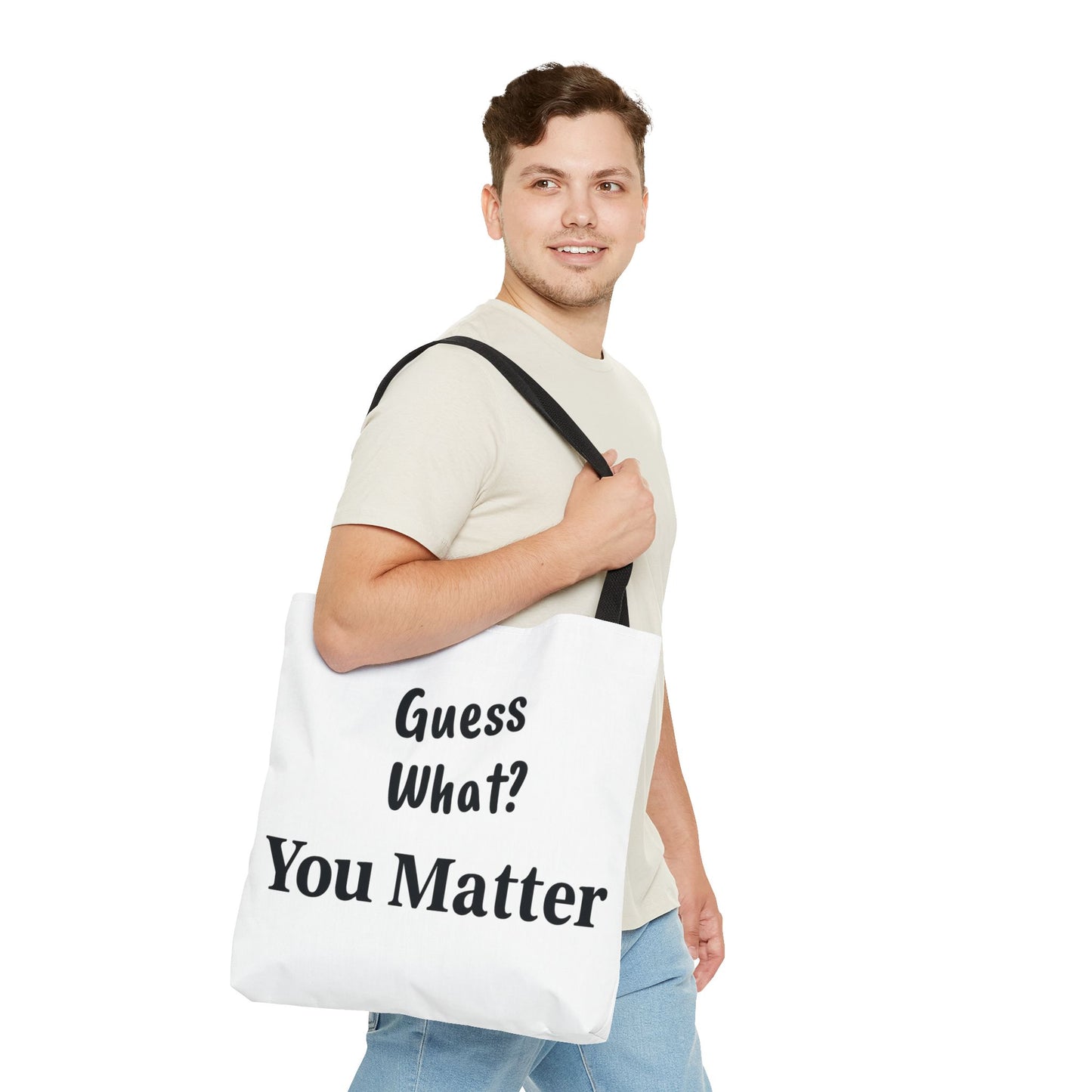 Empowering Tote Bag - You Matter, Motivational Gift, Inspirational Purse, Affirmation Bag, Unique Everyday Carry