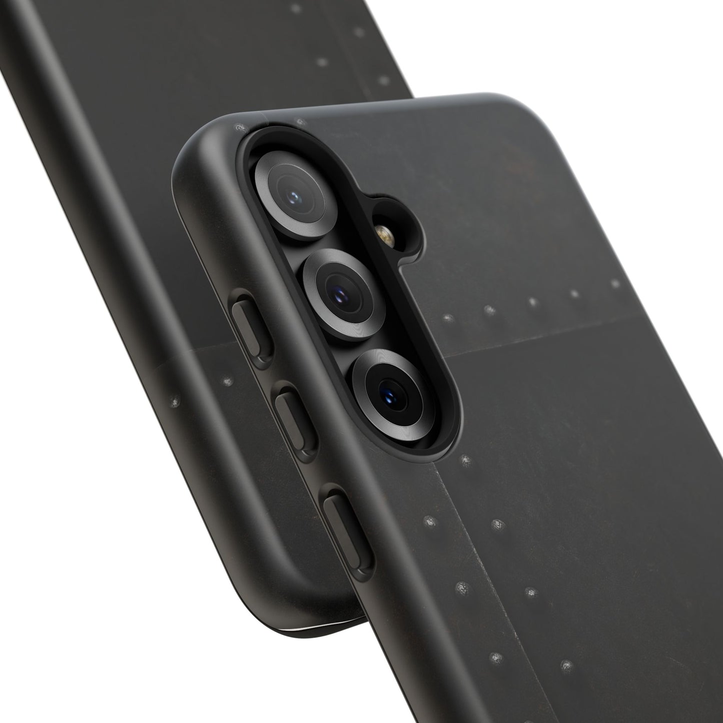 Steel & Smoke – Riveted Shadows Phone Case