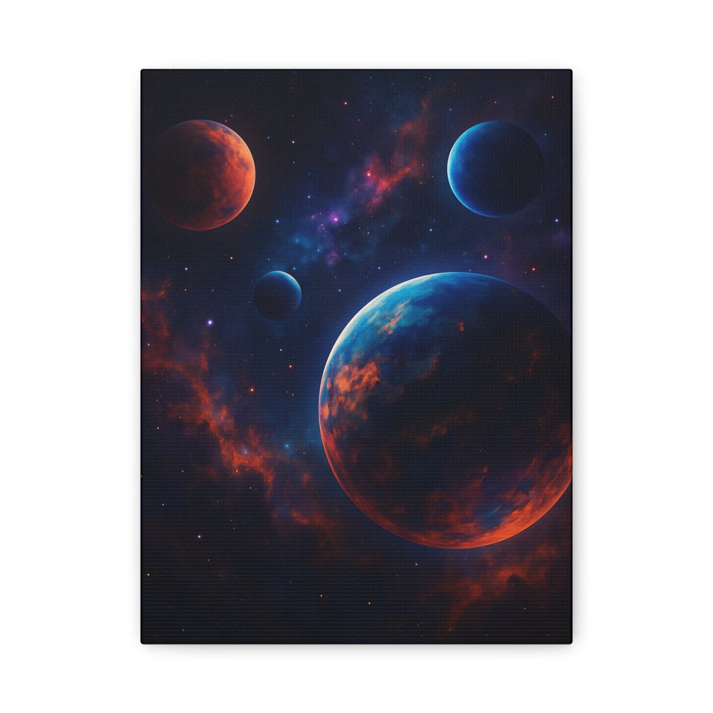 Cosmic Wall Art, Galaxy Canvas, Space Decor, Home Decoration, Astronomical Print, Nebula Artwork, Starry Wall Hanging