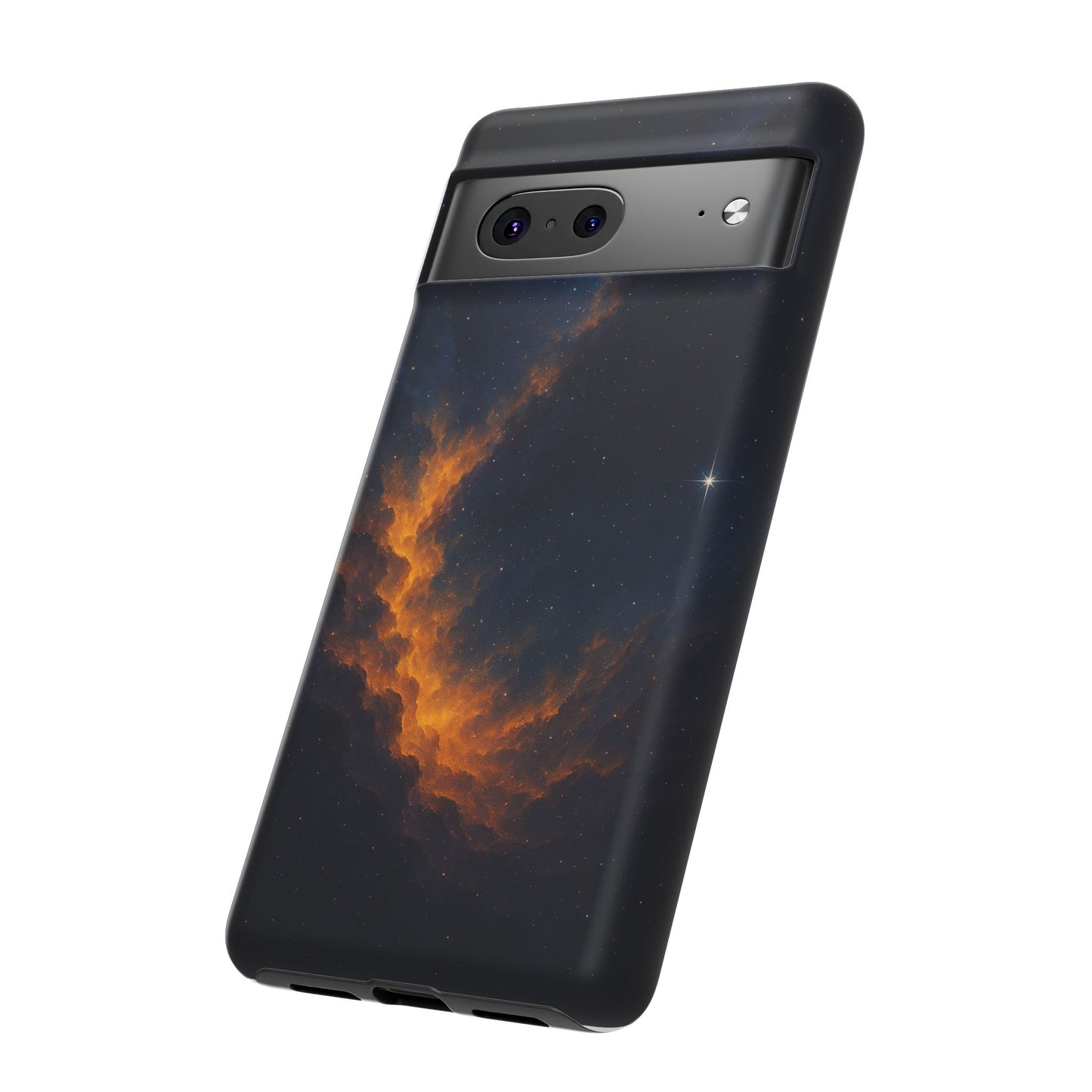 Stellar Flame – Cosmic Nebula Art Phone Case