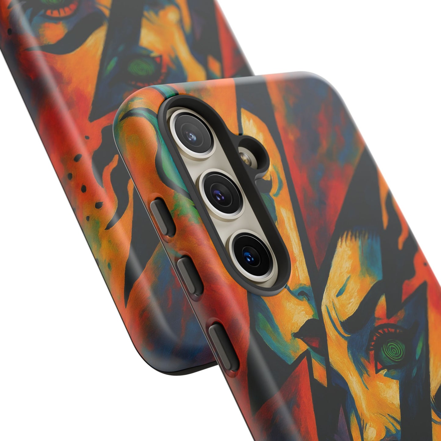 Vibrant Phone Case with Edgy Art, Tough Cases for Trendsetters, Unique Gift for Art Lovers, Colorful Phone Accessory, Protection and Style