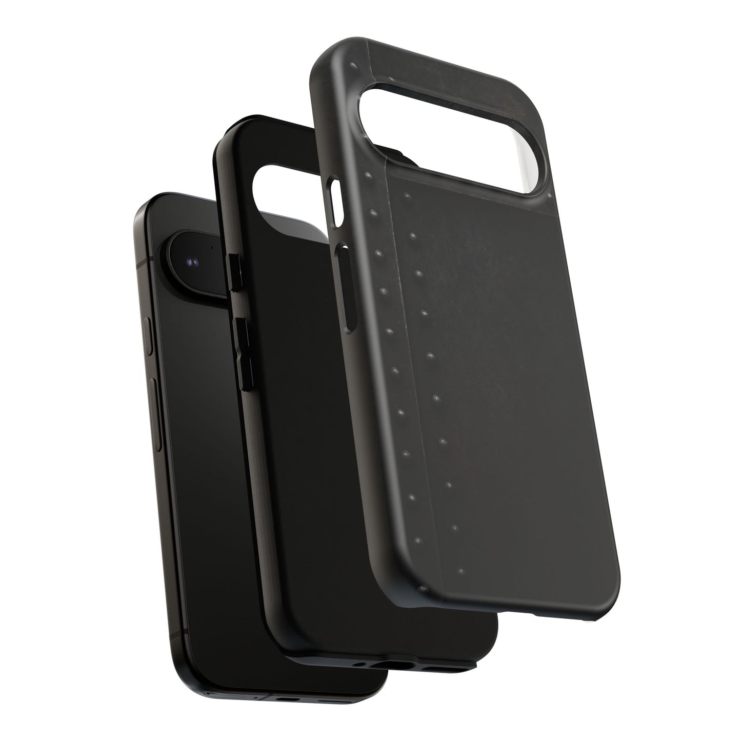 Steel & Smoke – Riveted Shadows Phone Case
