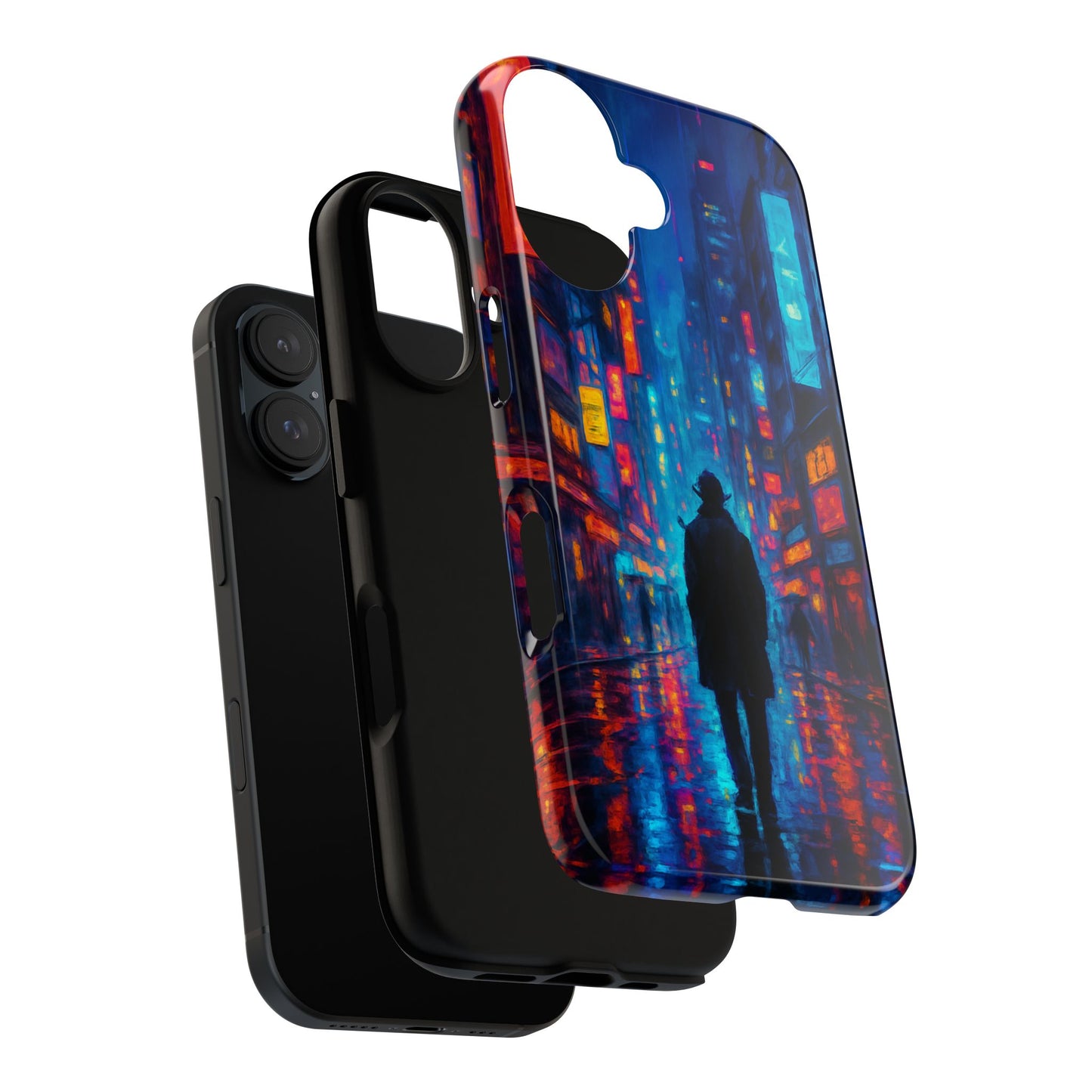 Neon City Nights – Urban Glow Phone Case