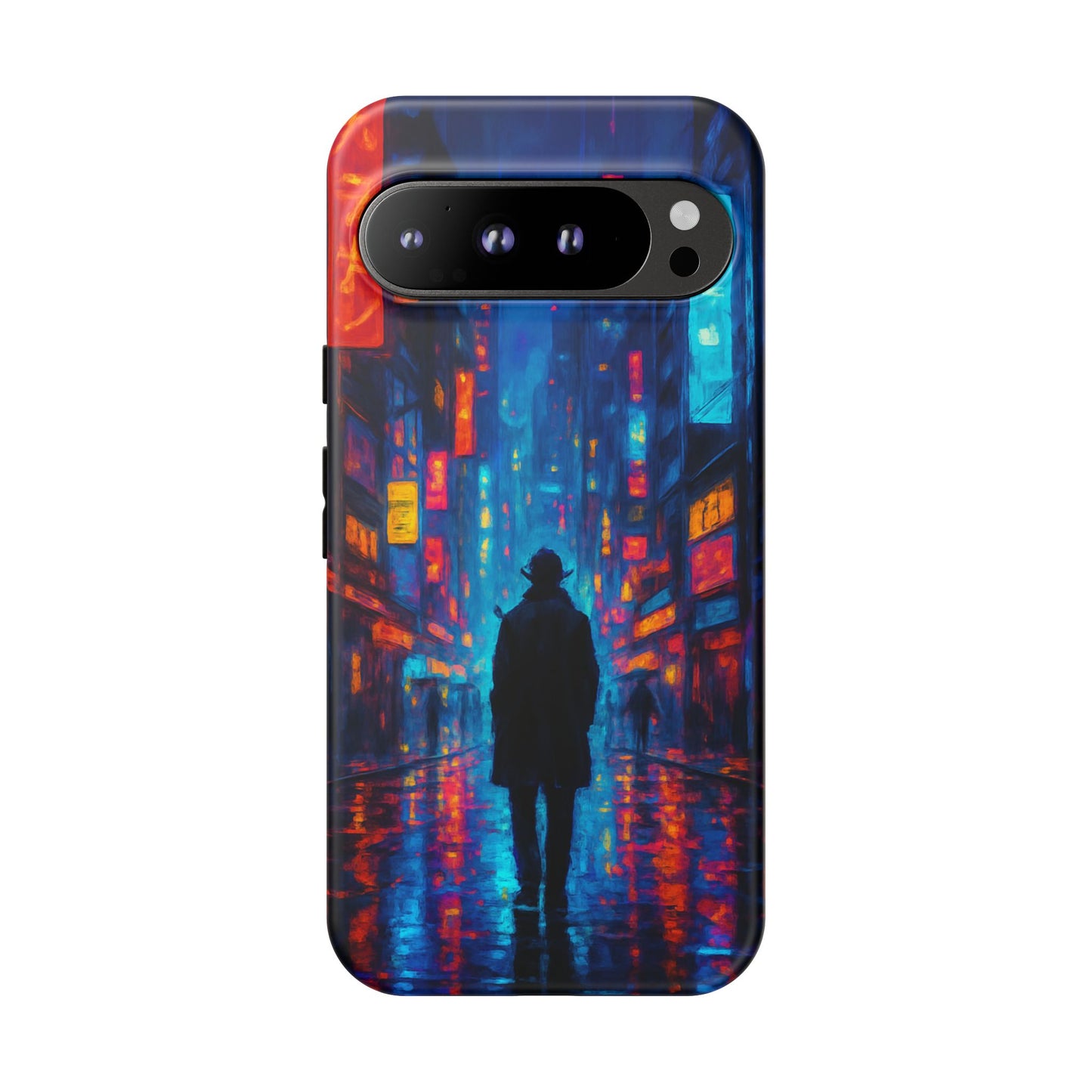 Neon City Nights – Urban Glow Phone Case