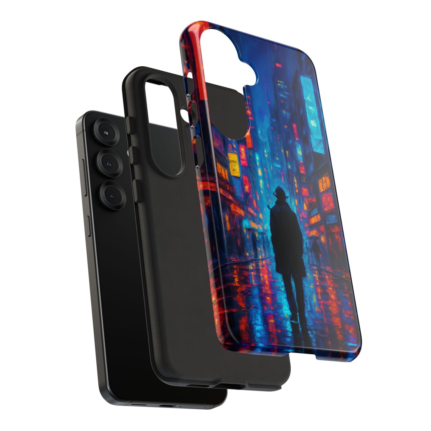 Neon City Nights – Urban Glow Phone Case