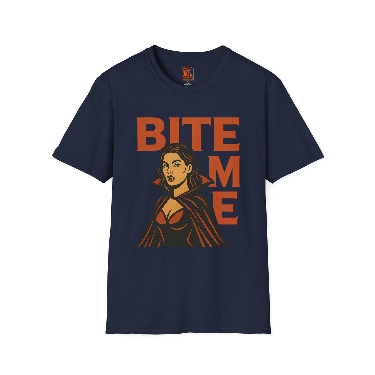 Vampire Bite Me T-Shirt, Halloween Costume Tee, Unisex Graphic Shirt, Spooky Party Outfit, Vampire Theme Fashion