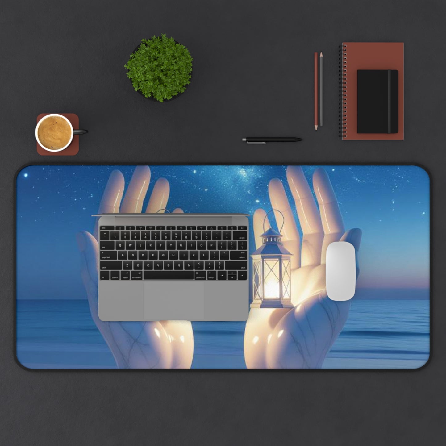 Hands of Light Desk Mat – Inspire Your Workspace