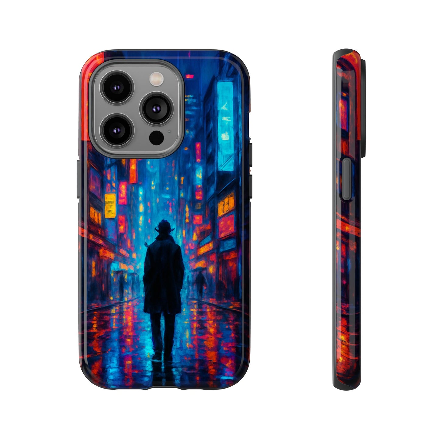 Neon City Nights – Urban Glow Phone Case