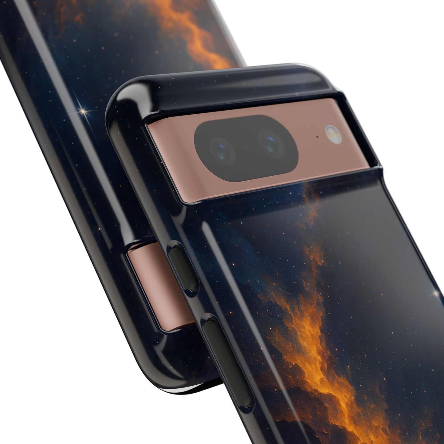 Stellar Flame – Cosmic Nebula Art Phone Case
