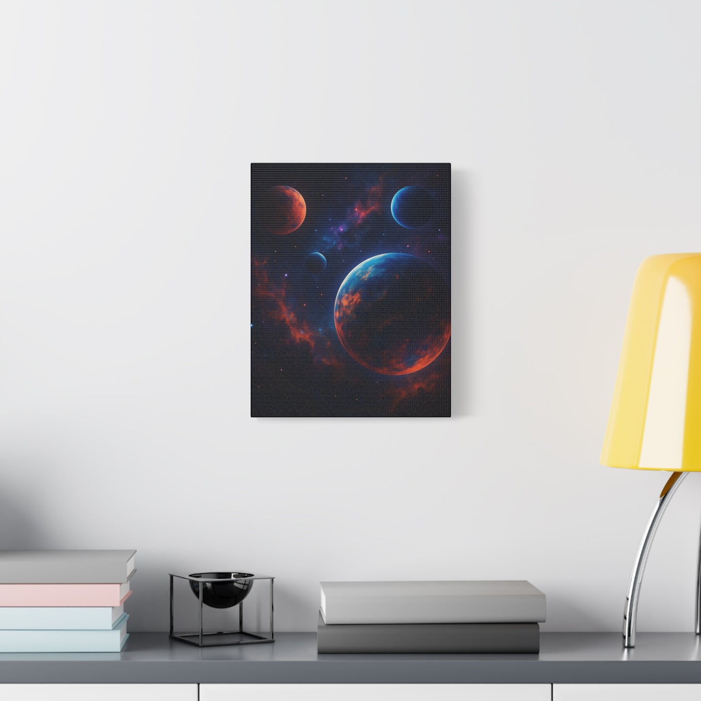 Cosmic Wall Art, Galaxy Canvas, Space Decor, Home Decoration, Astronomical Print, Nebula Artwork, Starry Wall Hanging