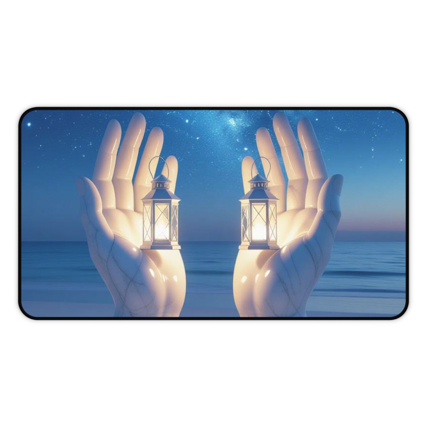 Hands of Light Desk Mat – Inspire Your Workspace