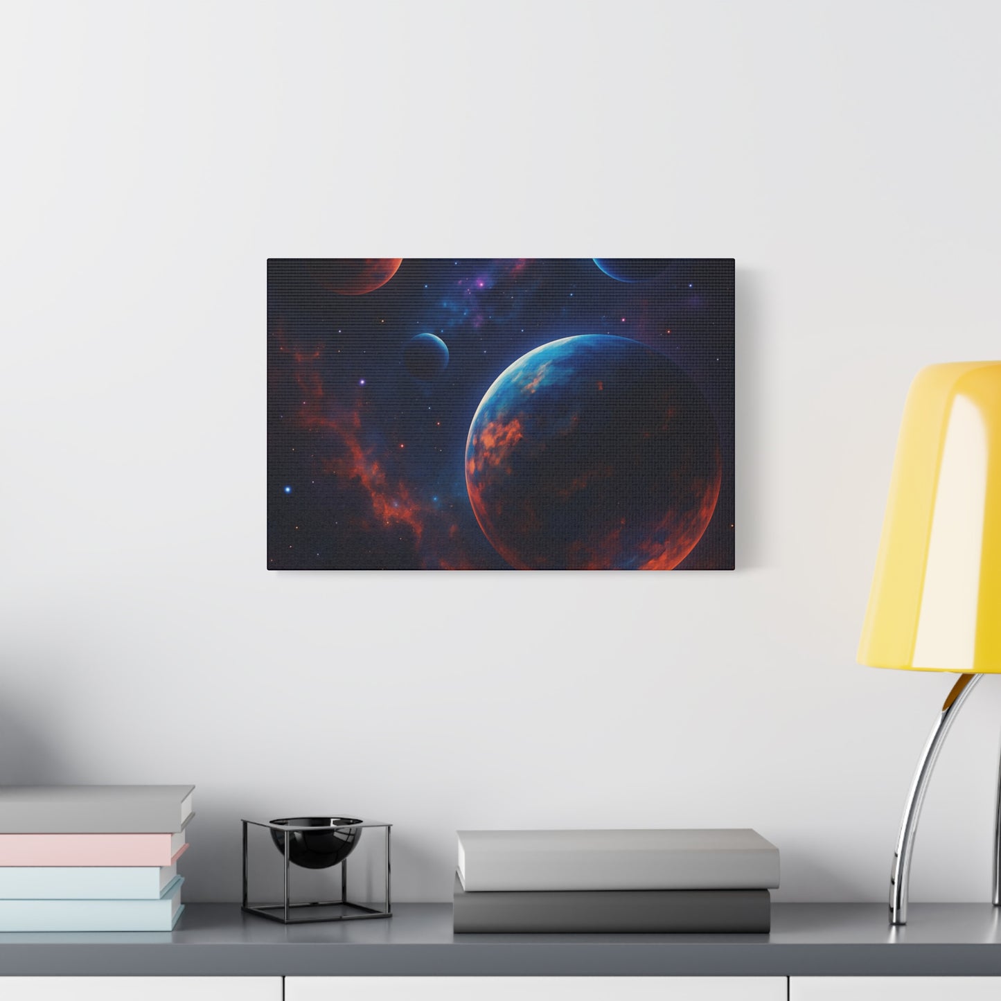 Cosmic Wall Art, Galaxy Canvas, Space Decor, Home Decoration, Astronomical Print, Nebula Artwork, Starry Wall Hanging