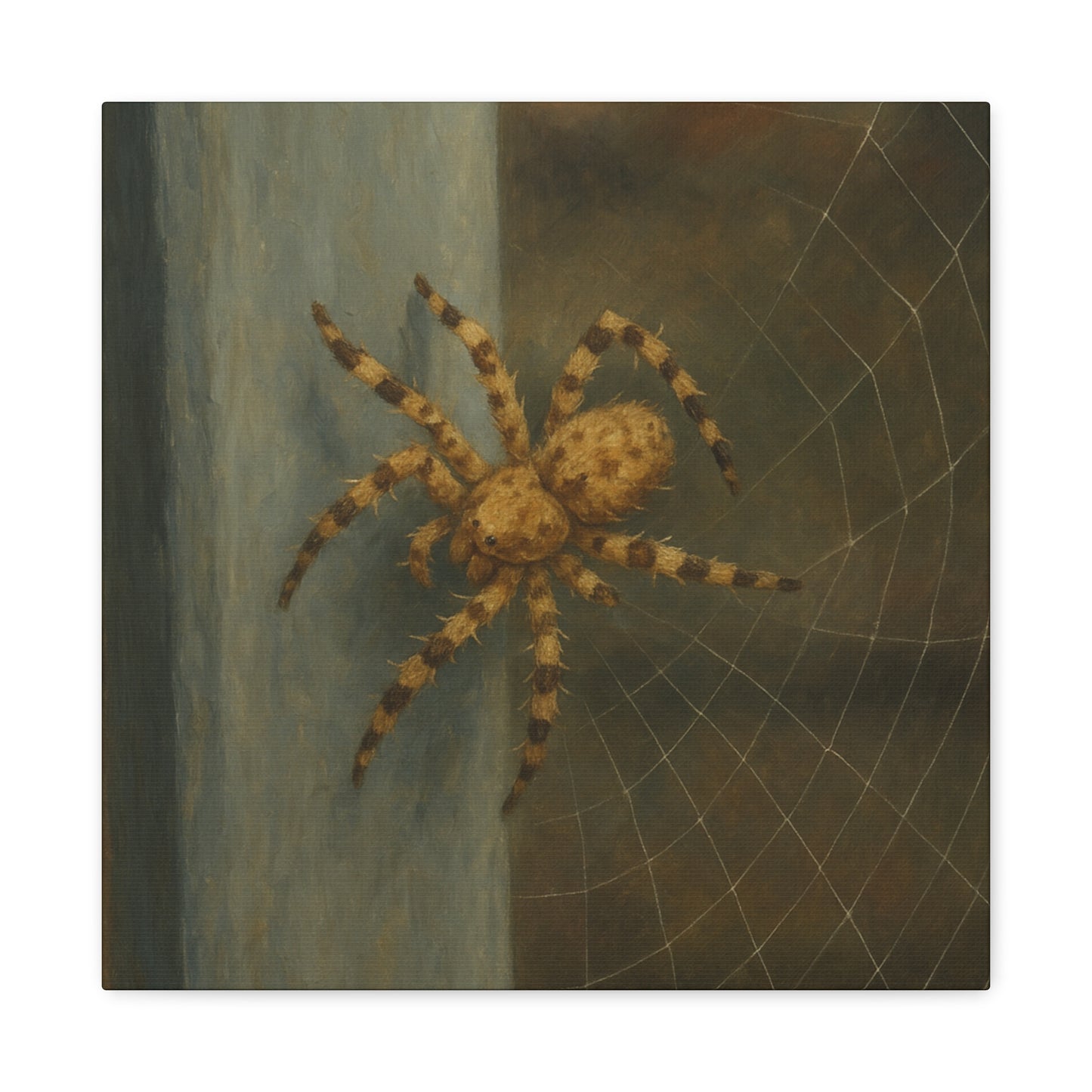 Spider Wall Art Print, Creepy Decor, Halloween Home Accent, Nature Lover Gift, Gothic Wall Hanging, Spooky Art
