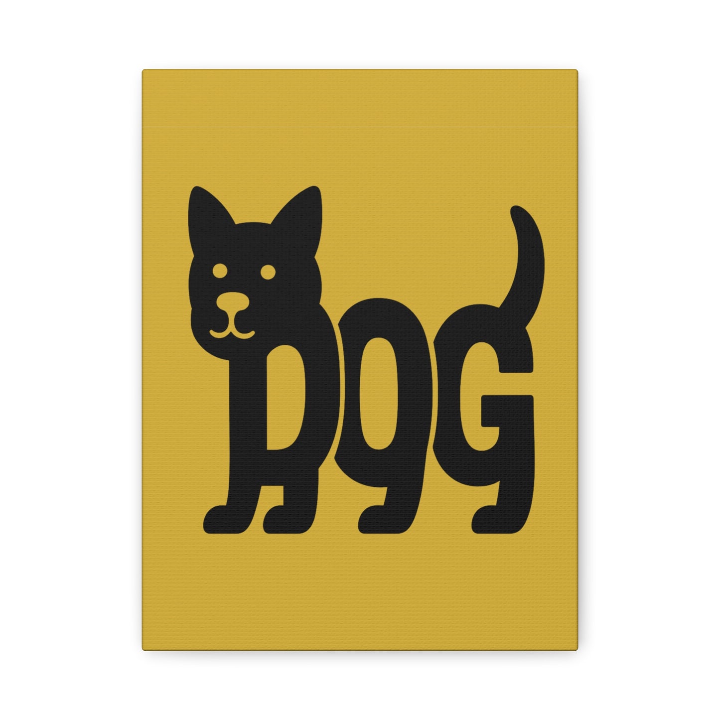 Dog-Themed Matte Canvas Art, Pet Lover Gift, Dog Decor, Home Wall Art, Housewarming Gift, Gift for Dog Owners