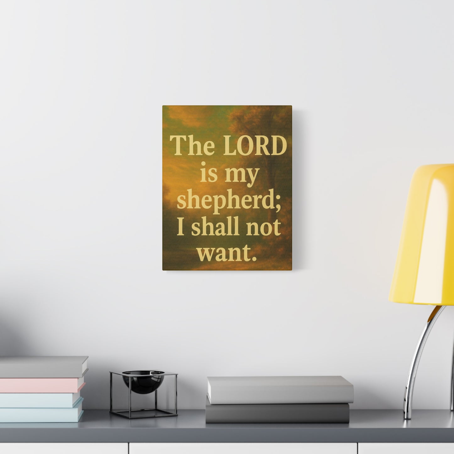 Inspirational Canvas Wall Art, Faith Decor, Home Blessing, Religious Gift, Rustic Artwork