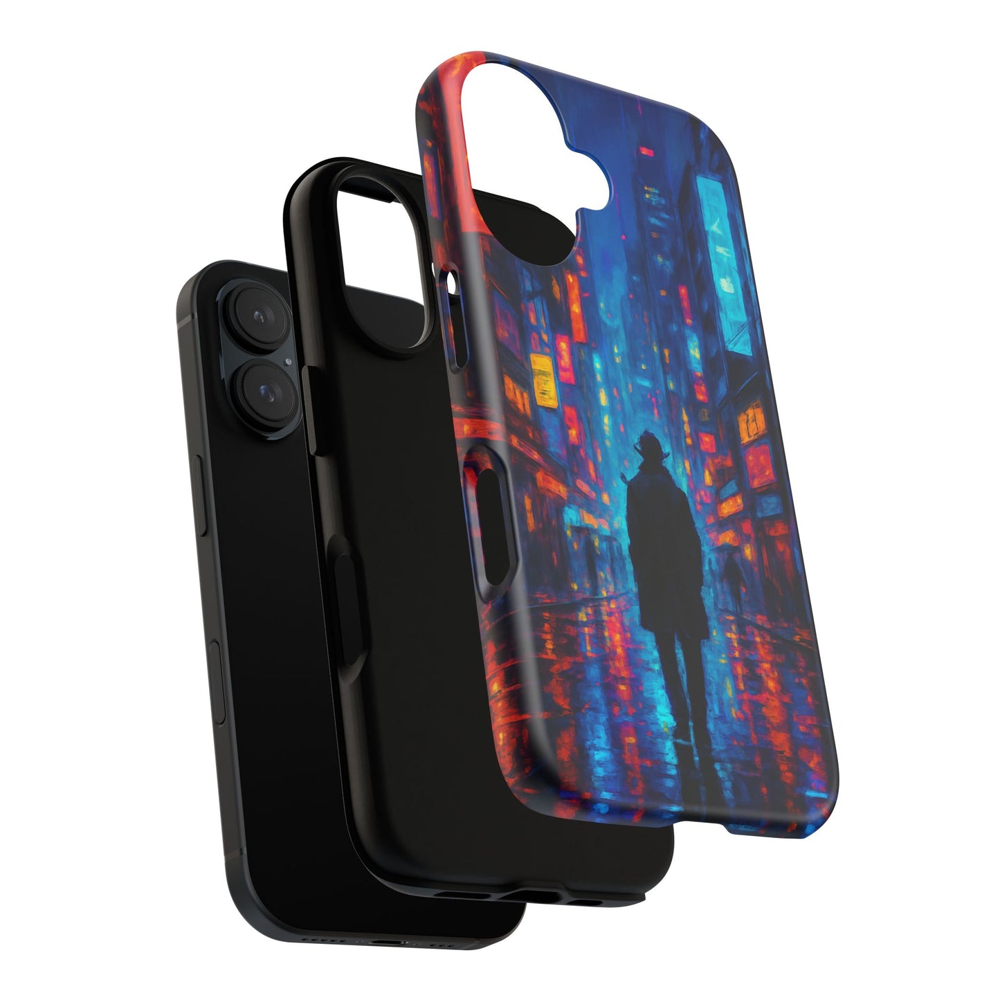 Neon City Nights – Urban Glow Phone Case