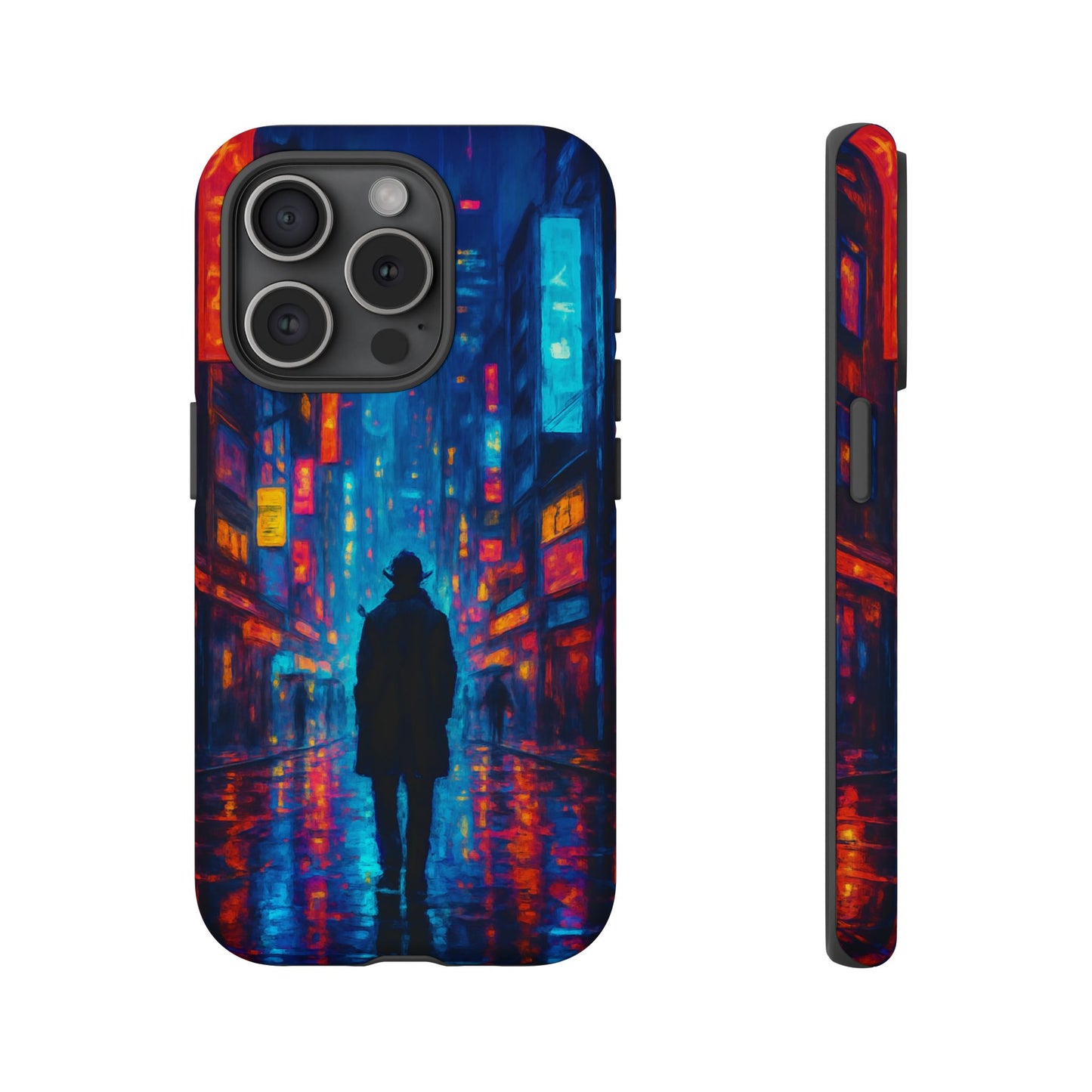 Neon City Nights – Urban Glow Phone Case