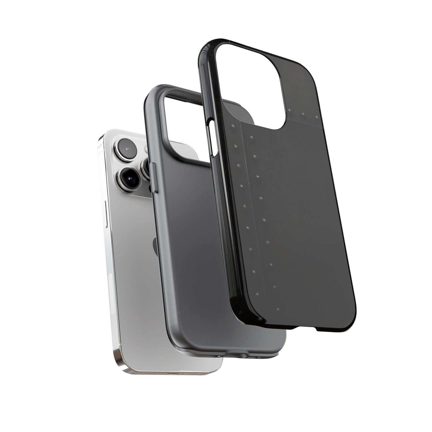 Steel & Smoke – Riveted Shadows Phone Case