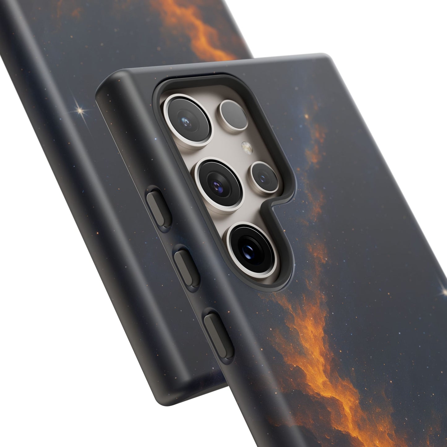 Stellar Flame – Cosmic Nebula Art Phone Case