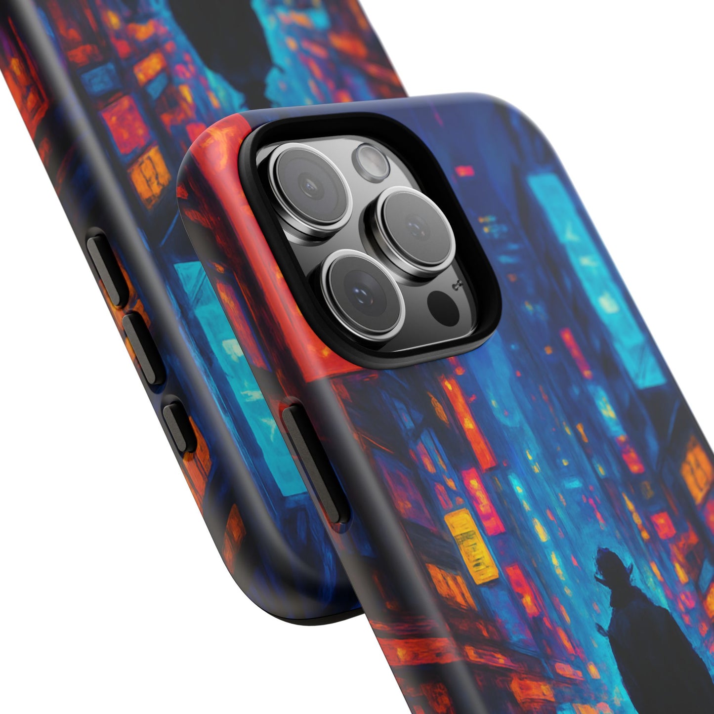 Neon City Nights – Urban Glow Phone Case