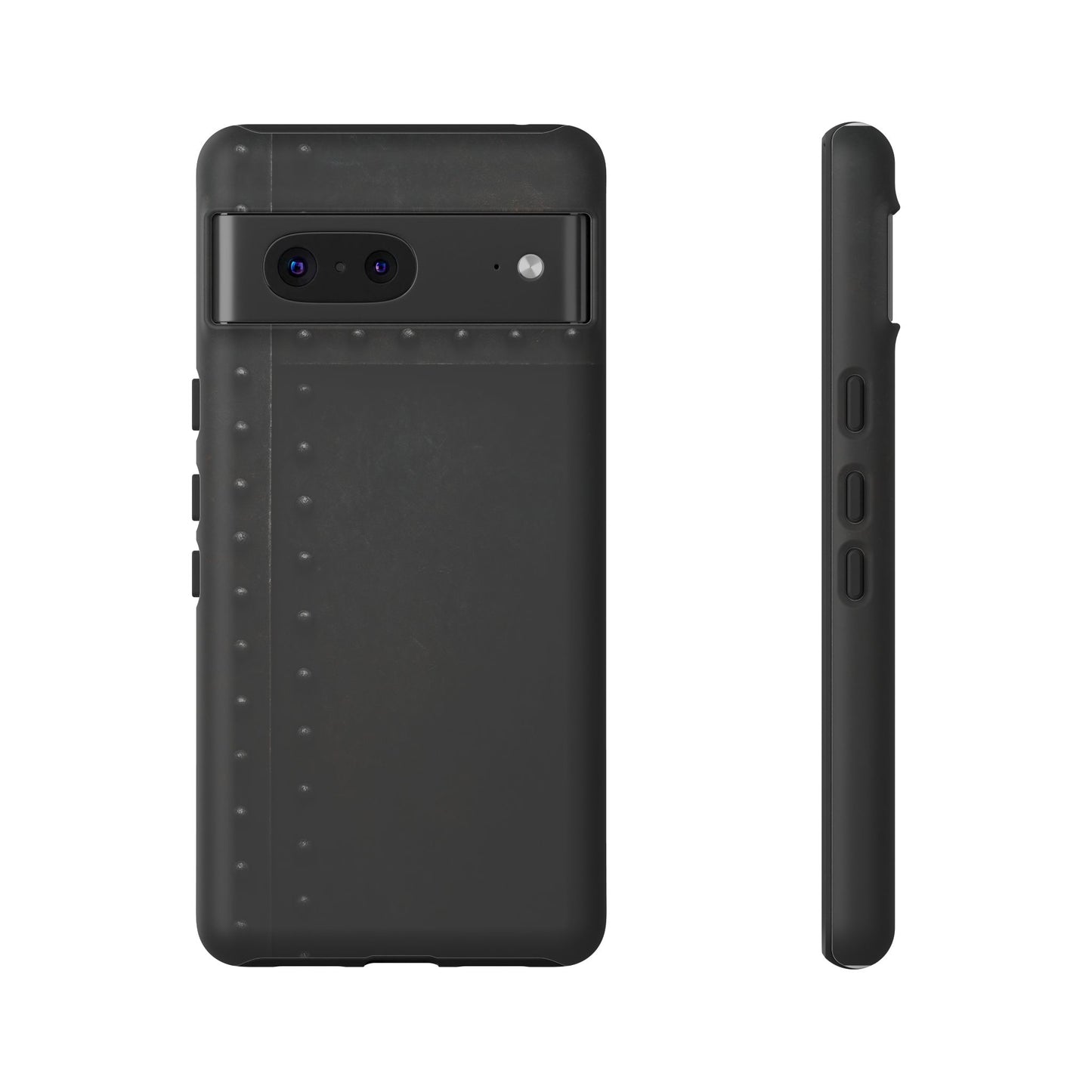 Steel & Smoke – Riveted Shadows Phone Case