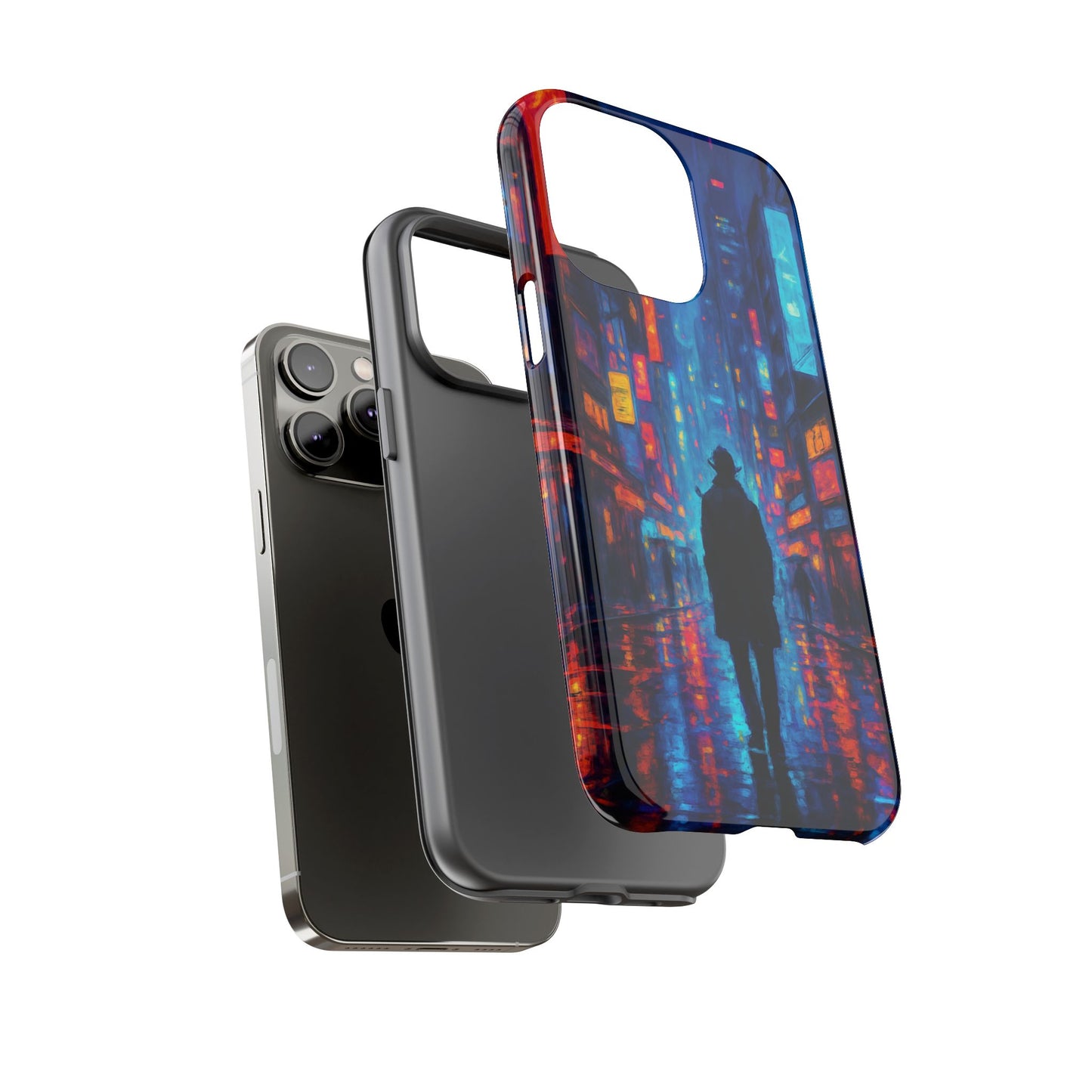 Neon City Nights – Urban Glow Phone Case