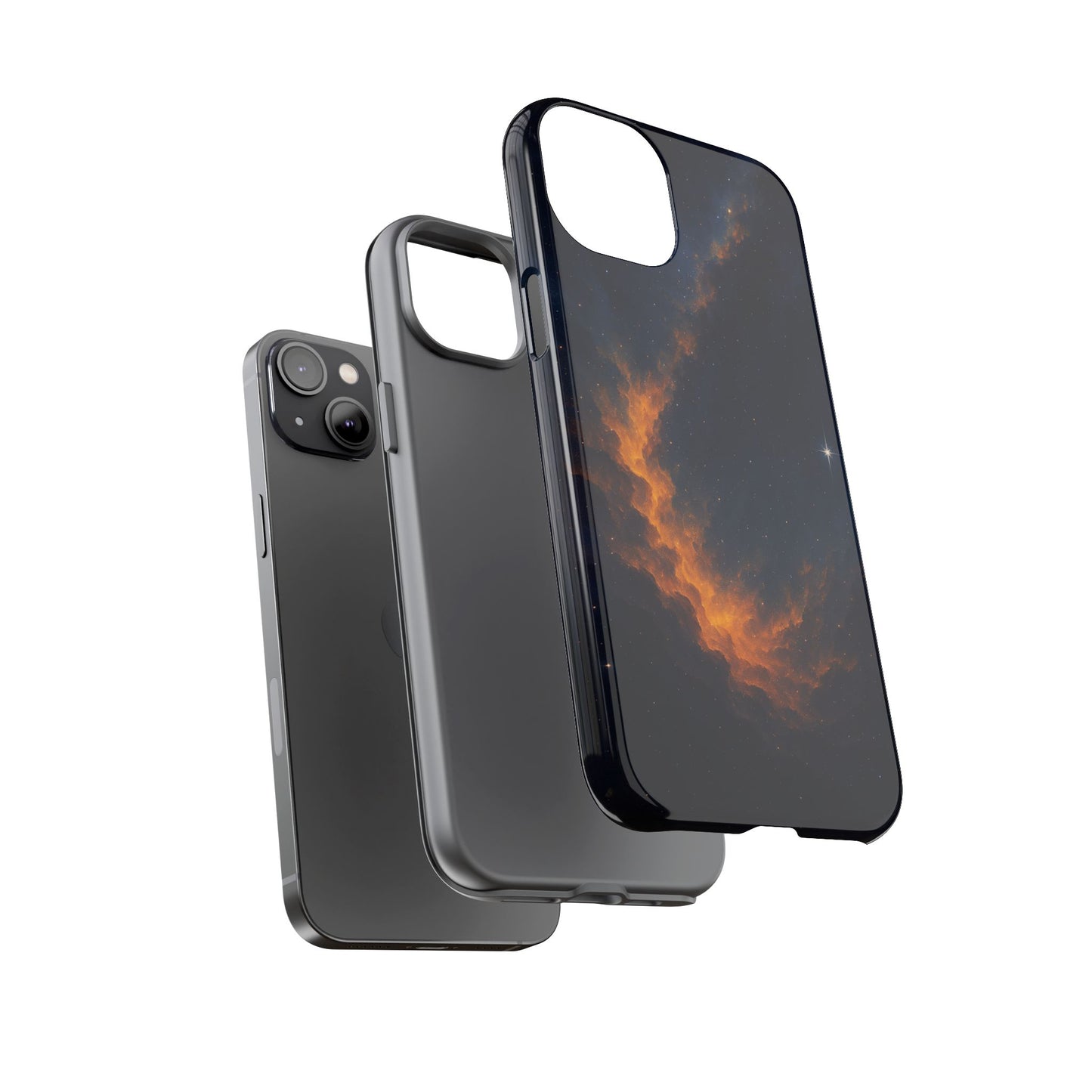 Stellar Flame – Cosmic Nebula Art Phone Case
