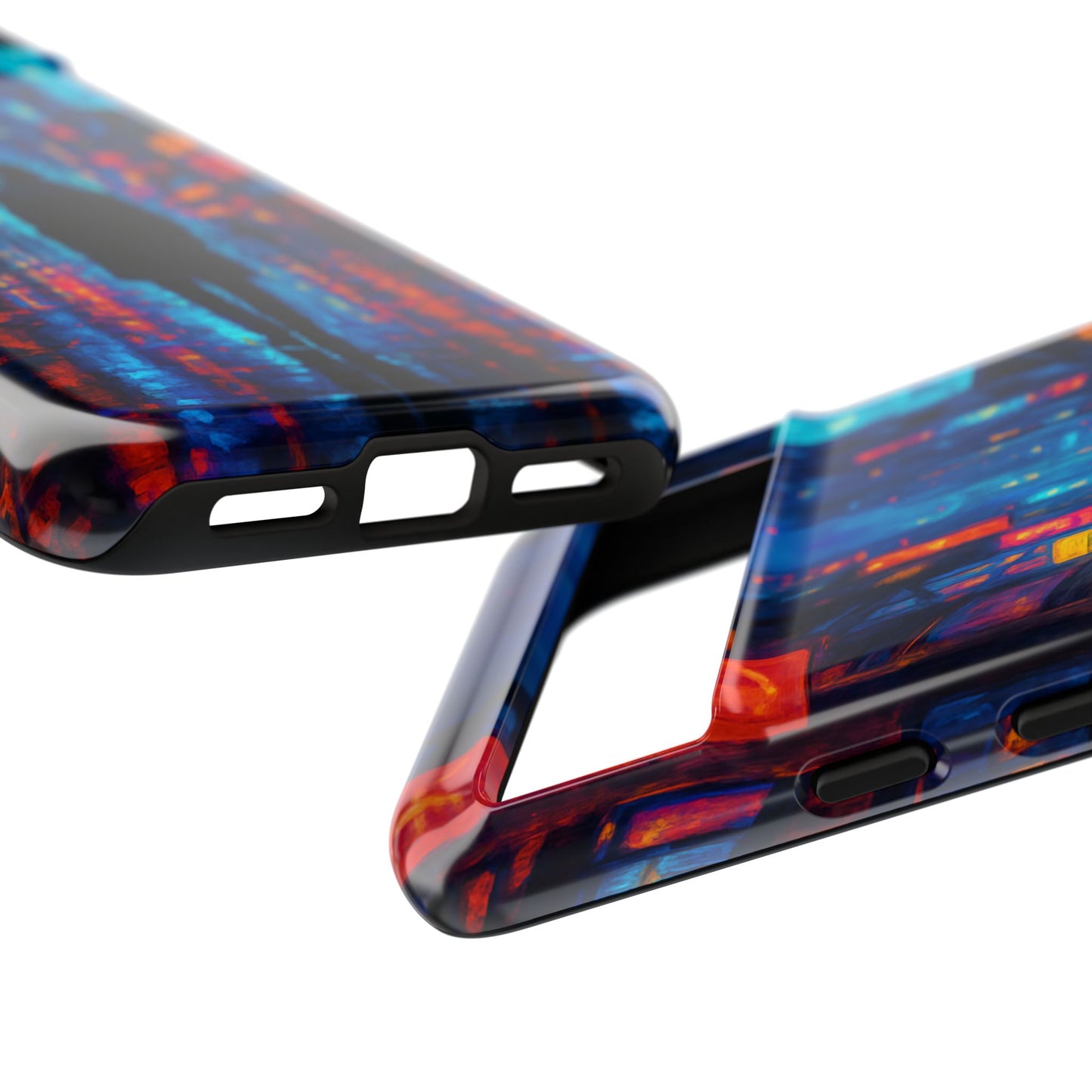 Neon City Nights – Urban Glow Phone Case