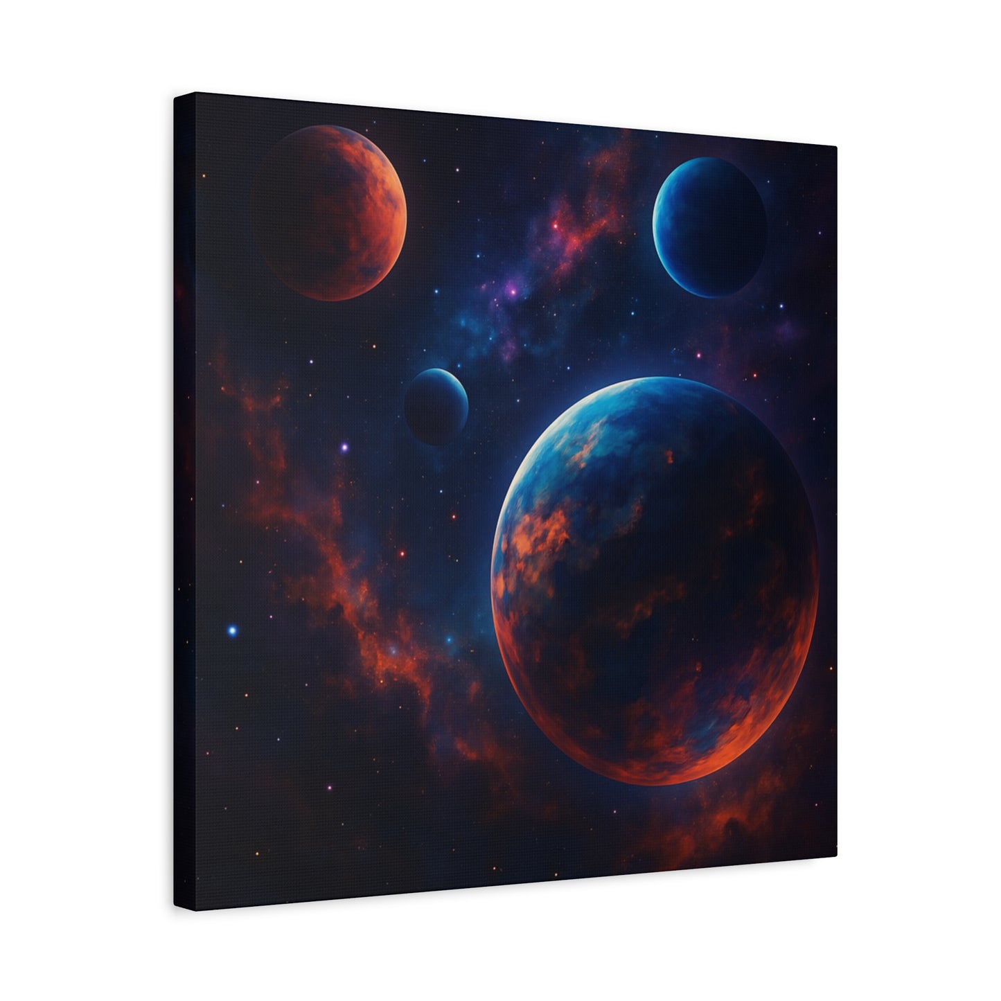 Cosmic Wall Art, Galaxy Canvas, Space Decor, Home Decoration, Astronomical Print, Nebula Artwork, Starry Wall Hanging