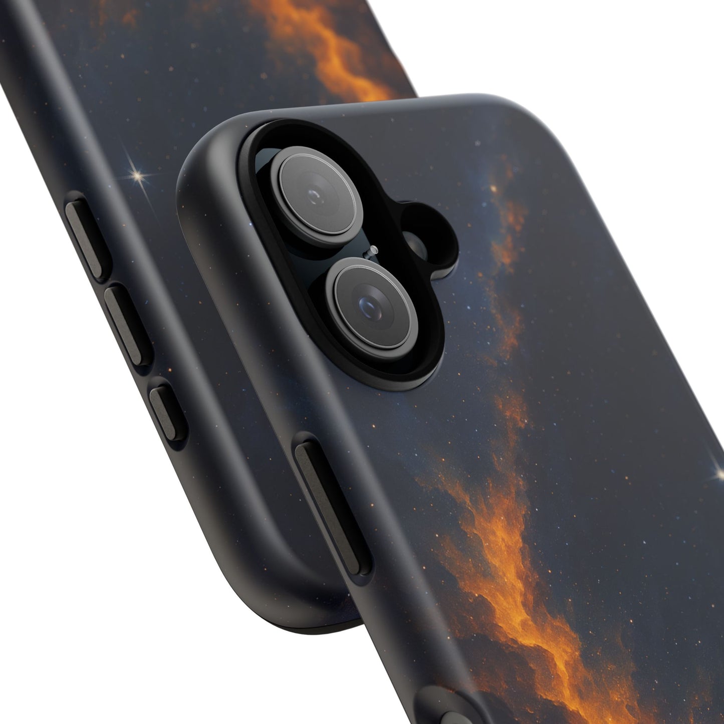 Stellar Flame – Cosmic Nebula Art Phone Case