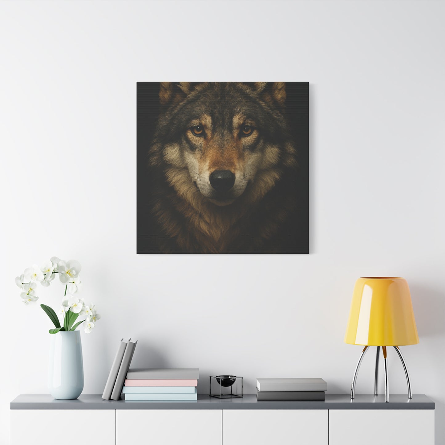 Wolf Portrait Wall Art Print, Nature Decor, Home Office, Animal Lovers Gift, Wildlife Artwork, Forest Themed Decoration