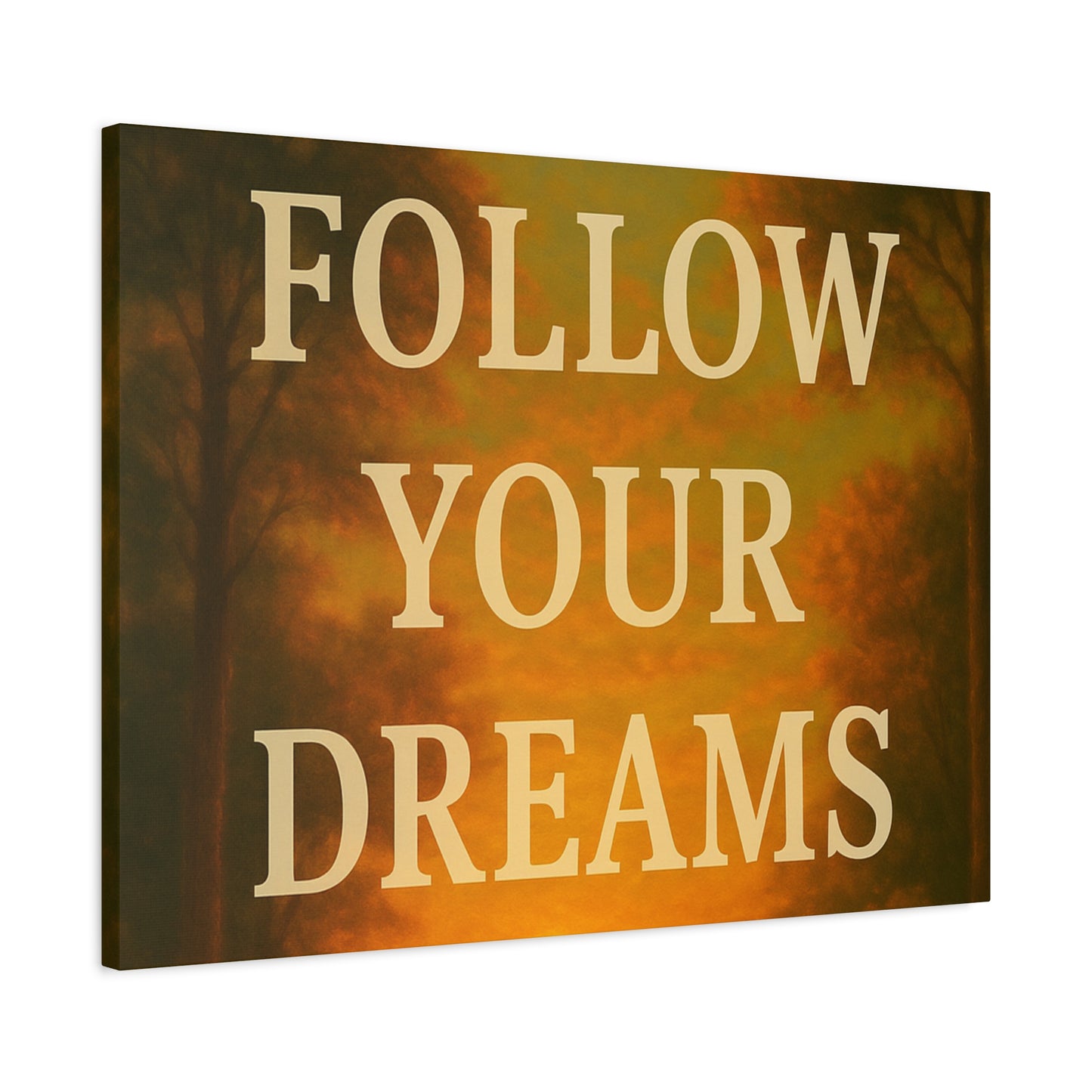 Inspirational Canvas Wall Art, Motivational Decor for Home and Office, Follow Your Dreams