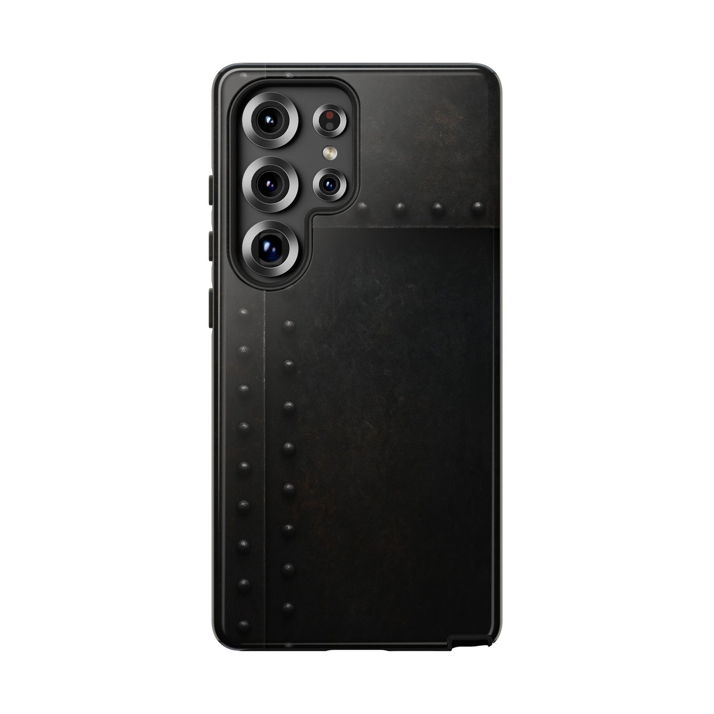 Steel & Smoke – Riveted Shadows Phone Case