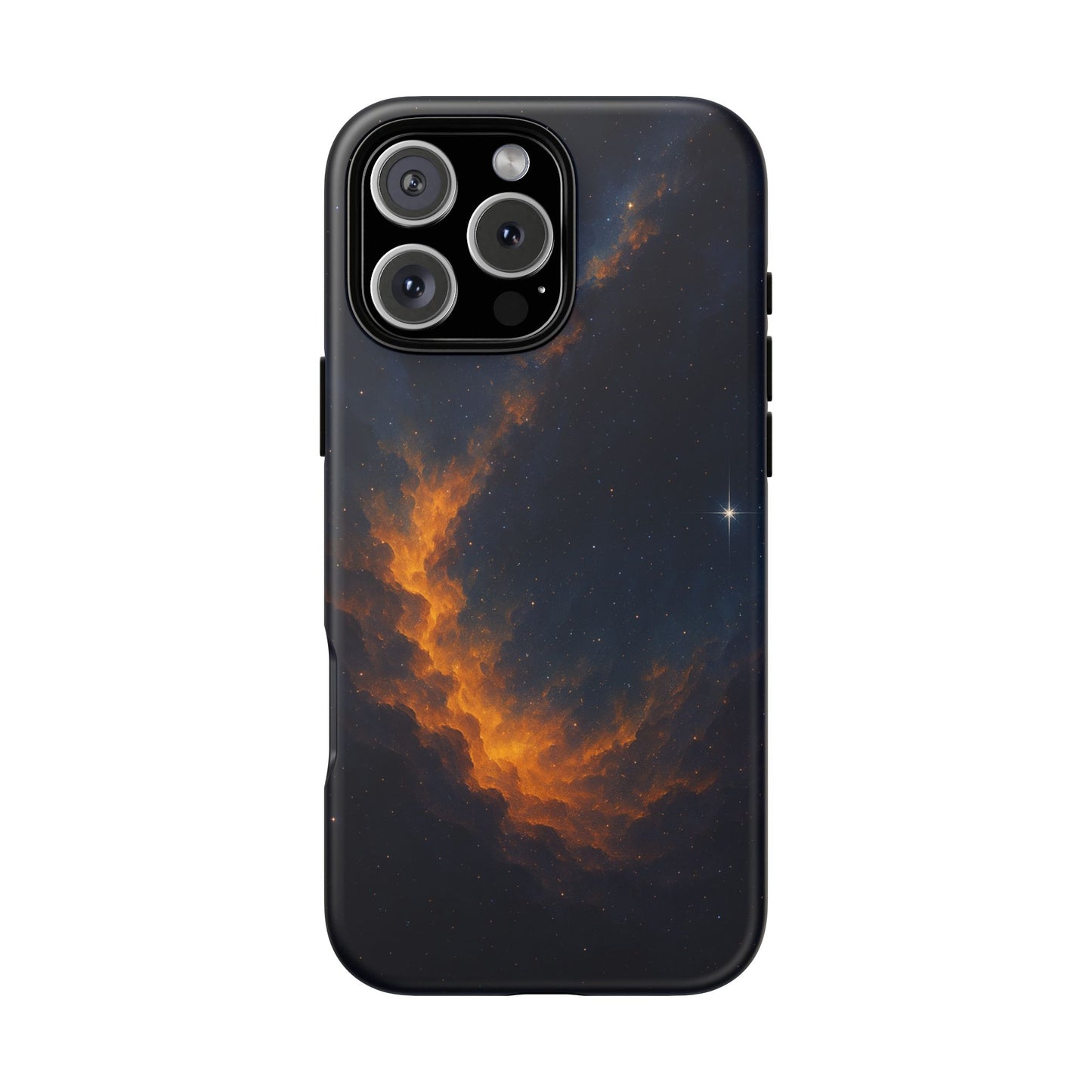 Stellar Flame – Cosmic Nebula Art Phone Case