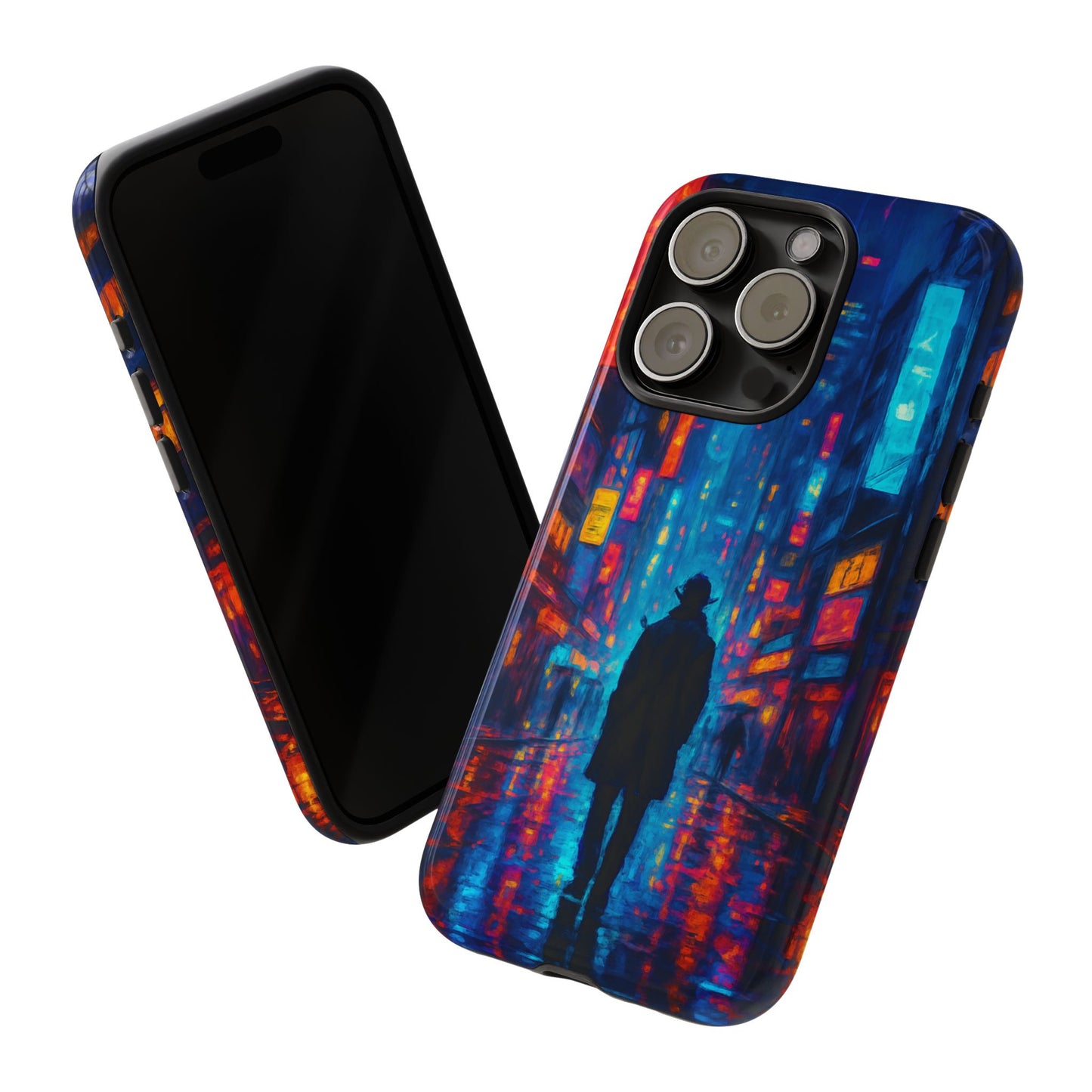 Neon City Nights – Urban Glow Phone Case