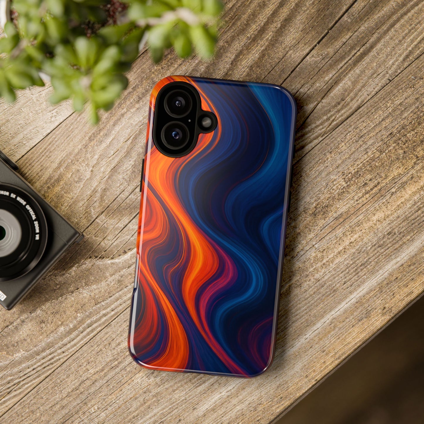 Stylish Phone Case, Protective Cover for iPhone, Unique Gift for Tech Lovers, Vibrant Design, Birthday, Holiday, Everyday Use