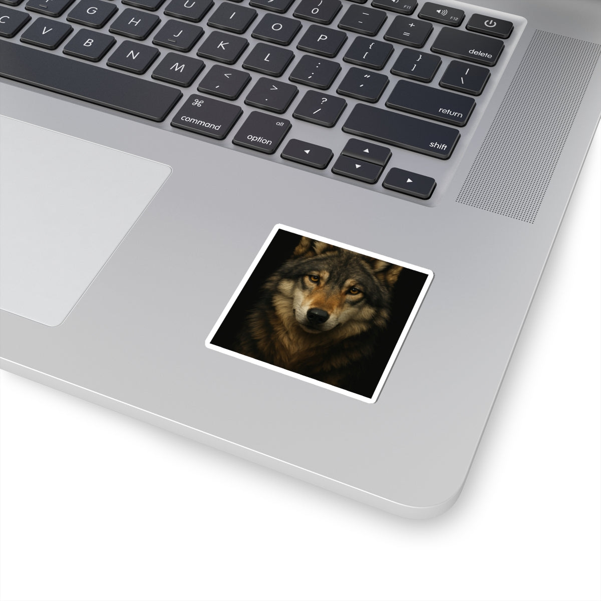 Wolf Kiss-Cut Stickers, Decorative Art Stickers, Laptop Stickers, Animal Lover Gifts, Wilderness Decor, Nature Stickers, Unique Wall Art