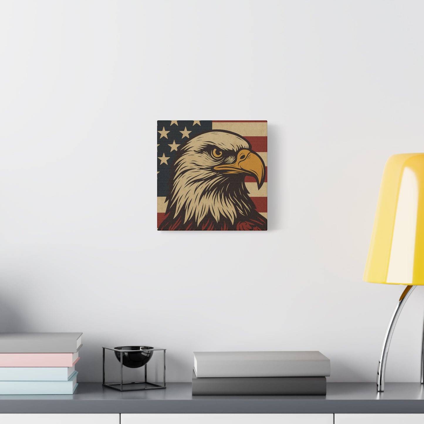 American Pride – Bald Eagle Canvas Art