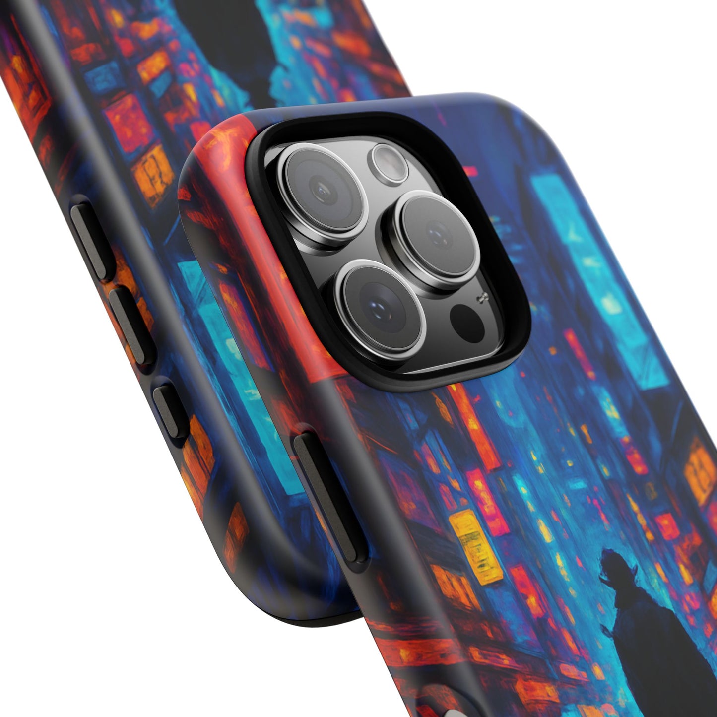 Neon City Nights – Urban Glow Phone Case