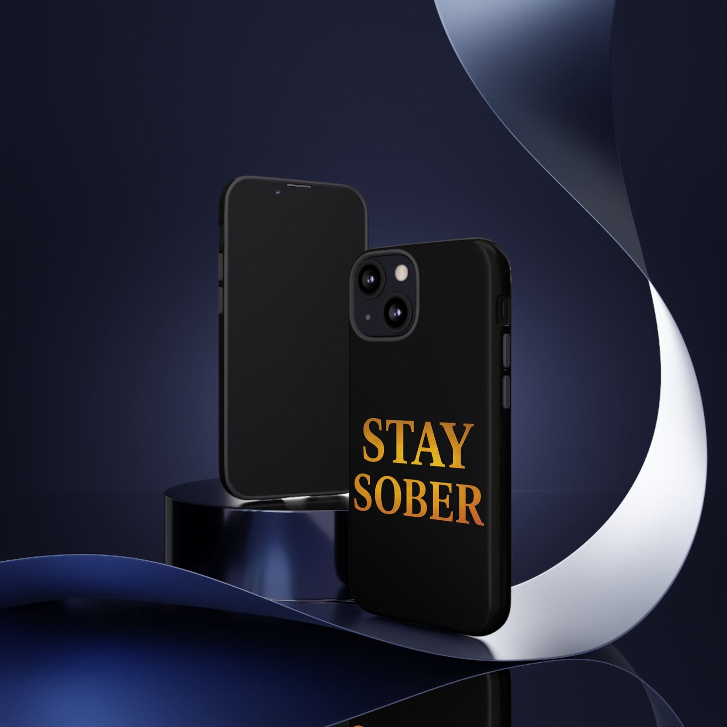 Stay Sober Phone Case | Tough Cases | Recovery Gift | Sobriety Support | Motivational Accessories | Unique Phone Cover